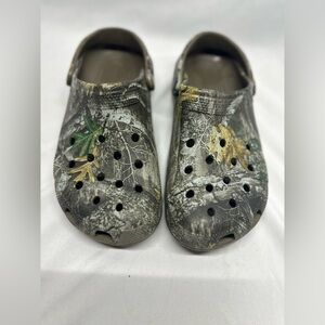 Crocs Realtree APX Camouflage Clog Sz:M:8/W:10 Lightweight Comfort Streetwear